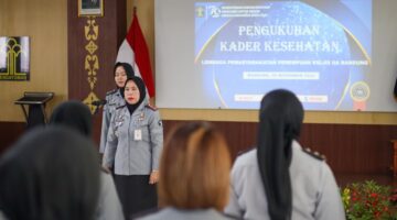 Kuatkan Kesehatan, Tingkatkan Harapan: Pengukuhan 27 Kader Kesehatan di Lapas Perempuan Kelas IIA Bandung